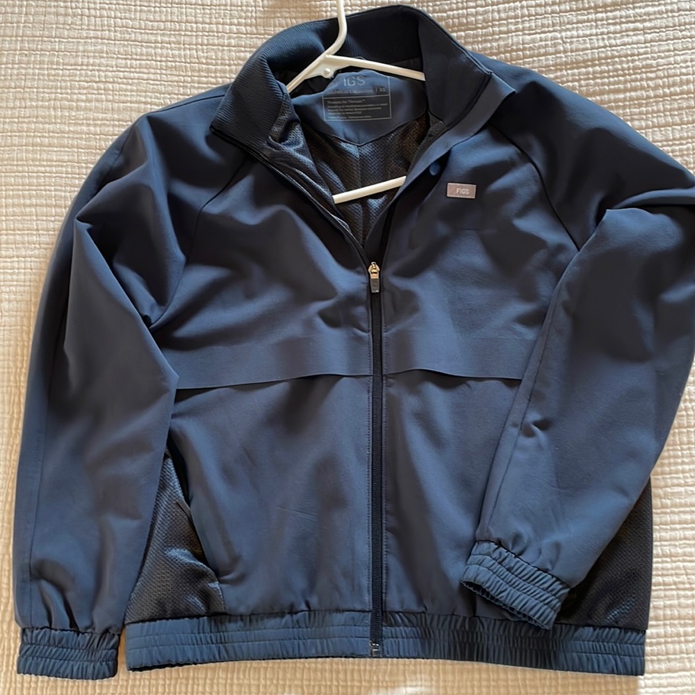 Figs Night Sky Sydney Scrub Jacket